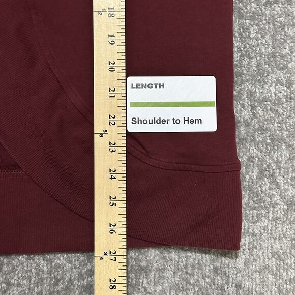 Banana Republic Factory Open Circular Cardigan Women M Red Long Sleeve Knit F02 - Picture 11 of 11